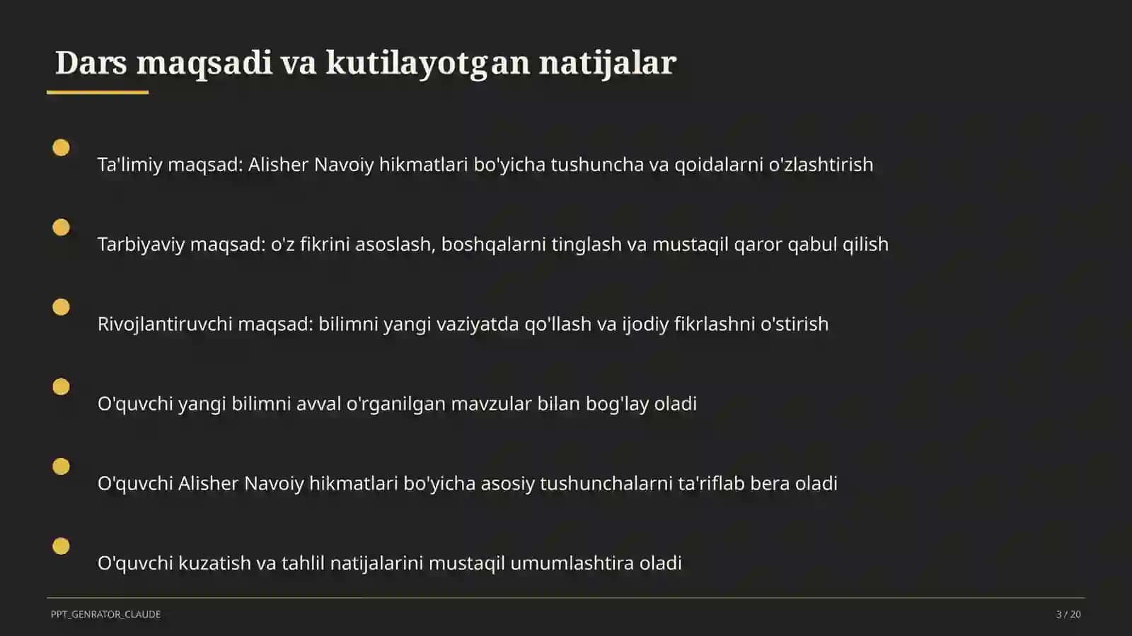 Alisher Navoiy hikmatlari (3-sinf) 3