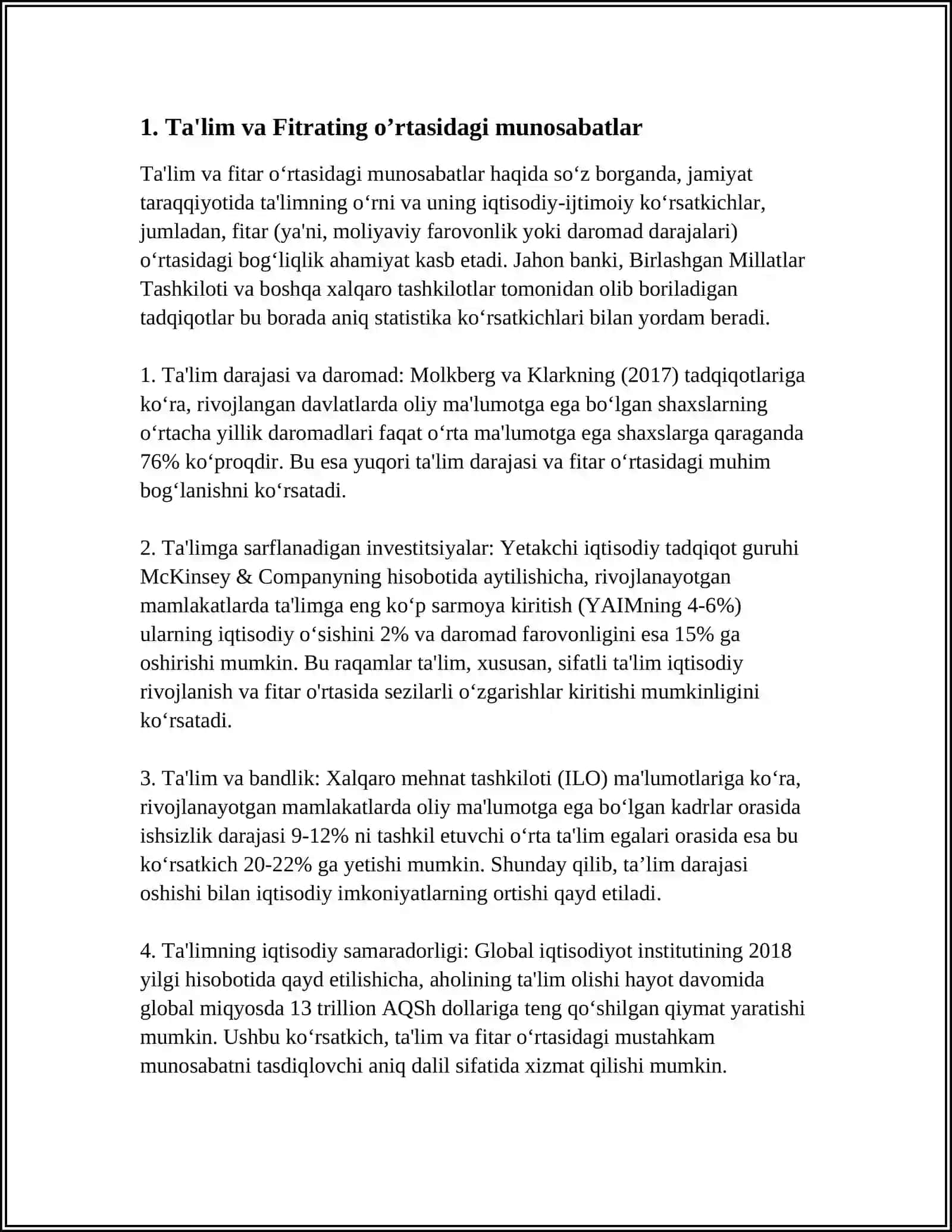 A FITRATNING RAHBARI NAJOT BAXTSIZ ODAMLARNING IKKI TOIFASIGA OID QARASHLAR BO'YICHA ESSEY 3