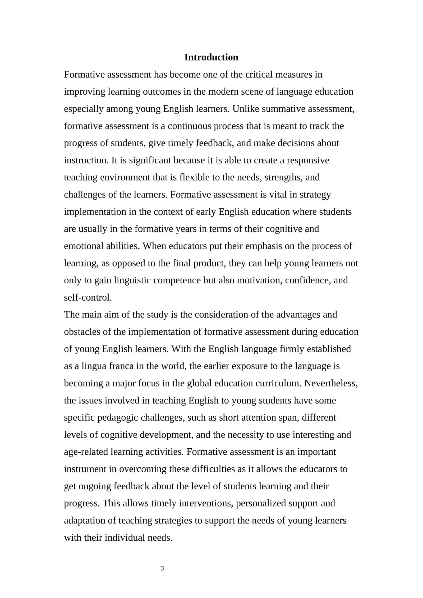 Formative Assessment in English Language Education 3