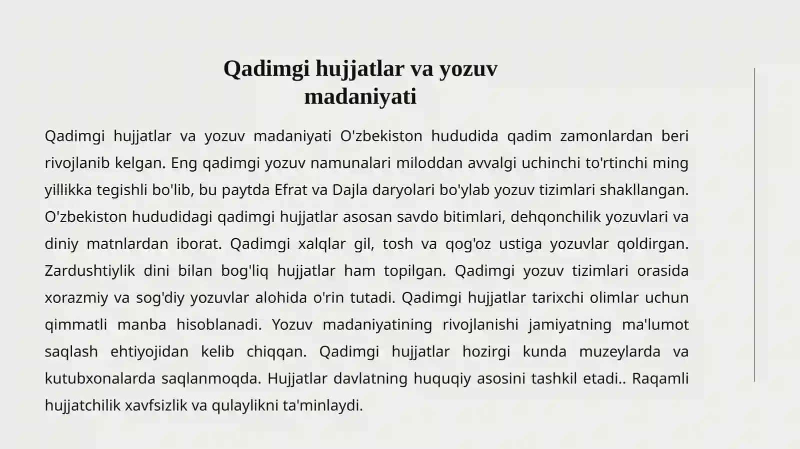 Hujjatchilik Tarixi 3
