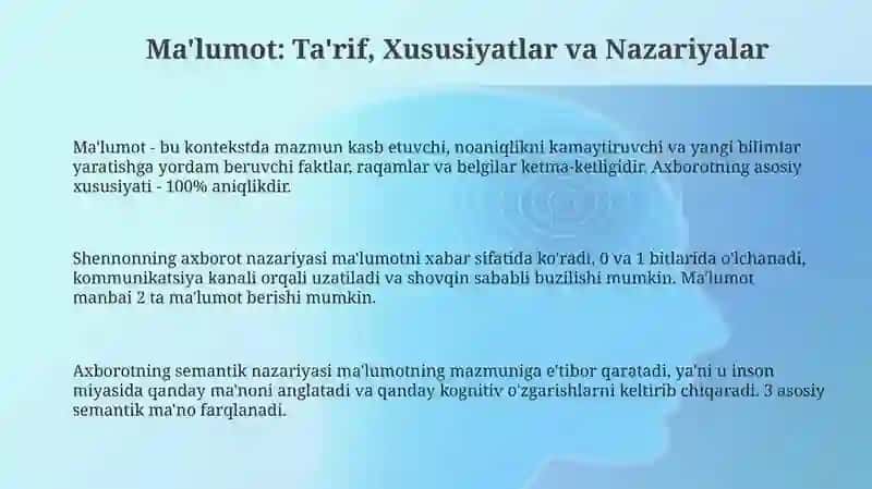Axborot nima 3