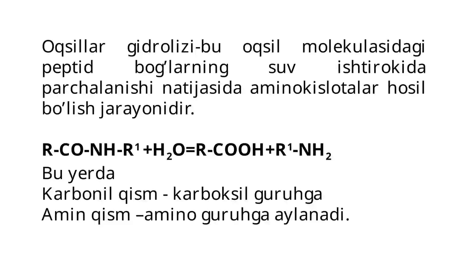 Oqsillar gidrolizidan olingan aminokislotalar aralashmasini xromatografiya usuli bilan ajratish 3