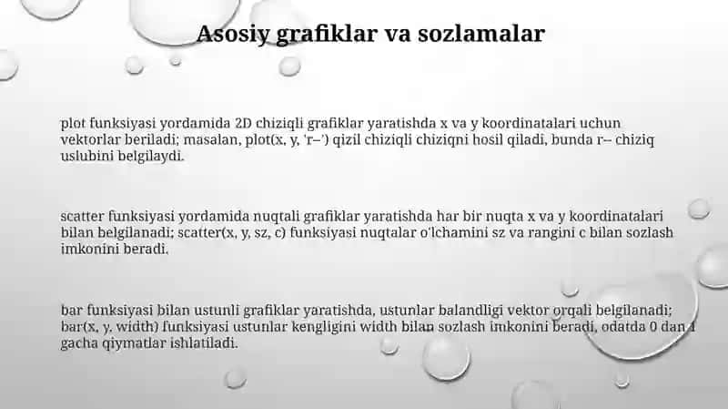 Grafiklar yaratish Matlabda 3