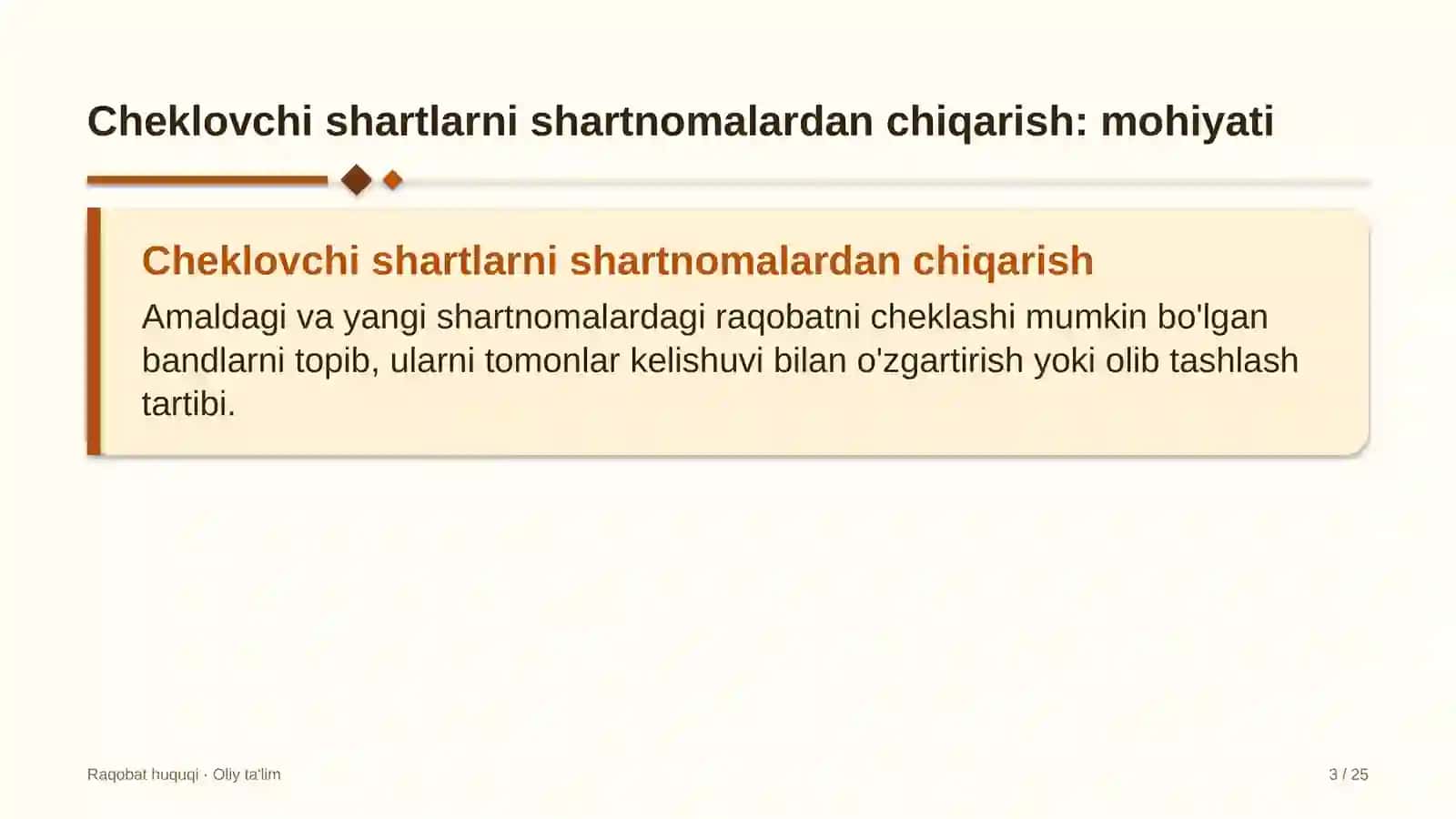 Kraudfanding platformalarida raqobatni cheklovchi shartlarni shartnomalardan chiqarib tashlash 3