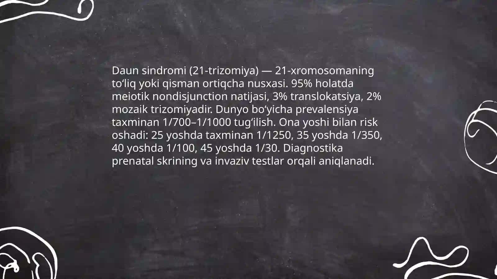 Daun sindromi 3