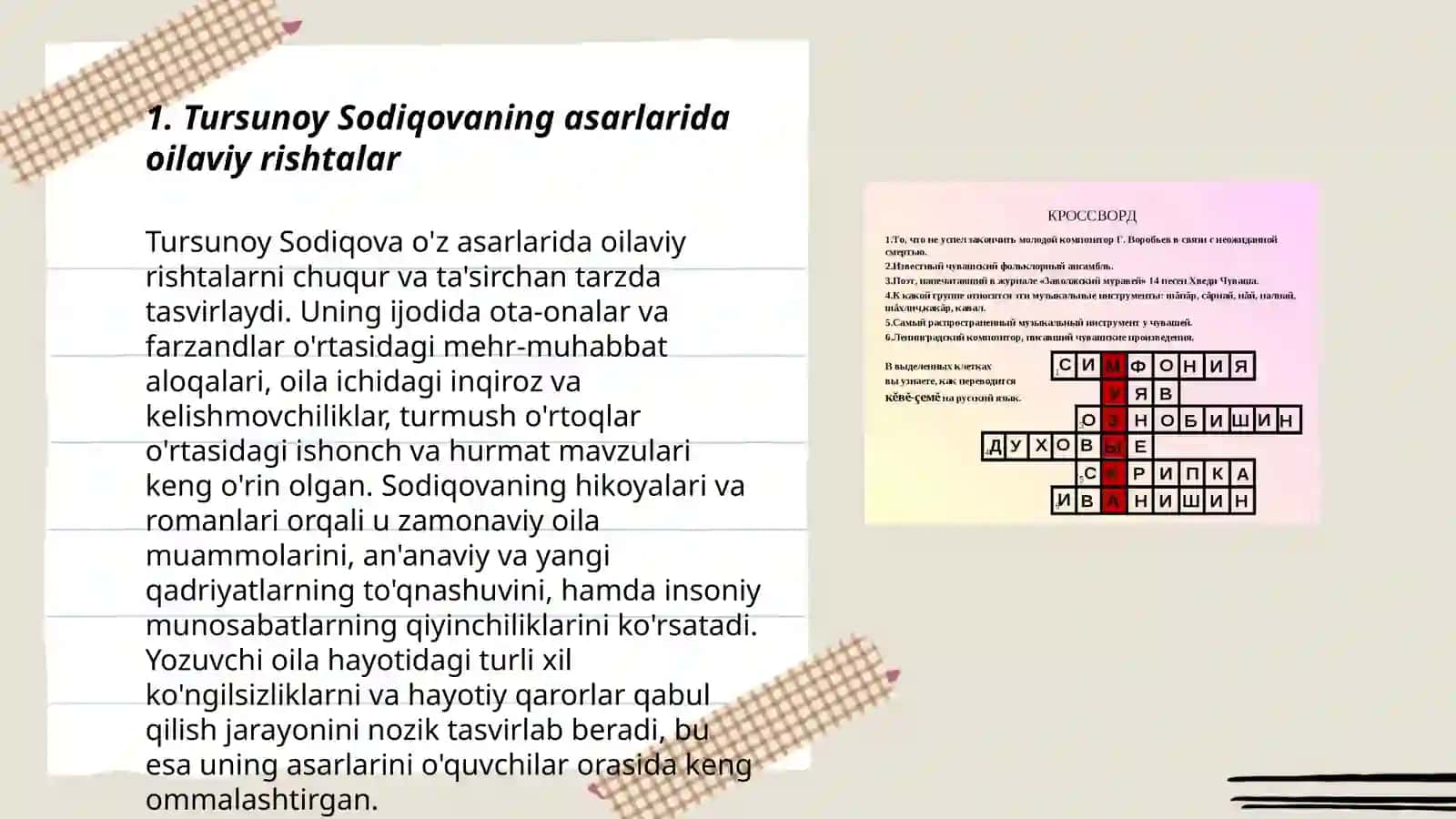 Tursunoy Sodiqova asarlari to'plami 3