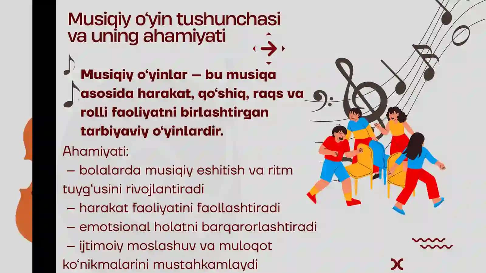 Bayram va ertaliklarda musiqiy o‘yinlarning ahamiyati va turlari 3