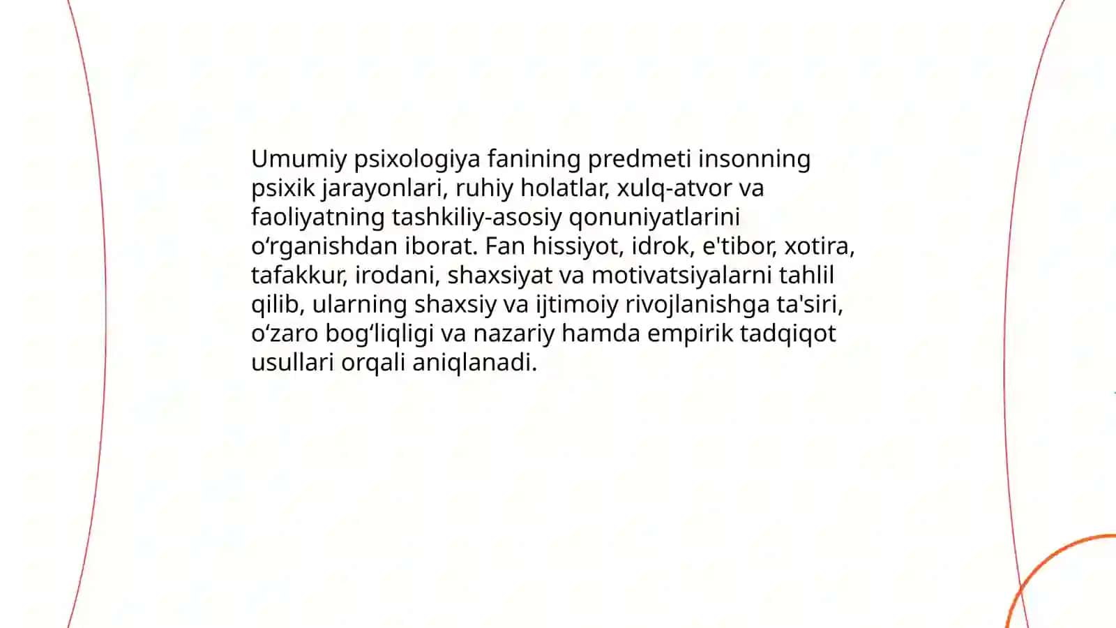 Umumiy psixologiya fanining predmeti, maqsad va vazifalari 3