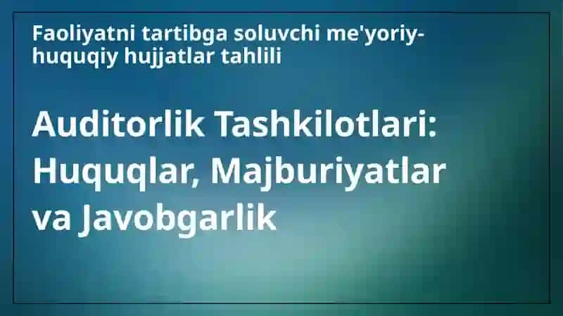 Auditorliktashkilotlarininghuquqlarimajburyatlarivajavobgarliklari 3