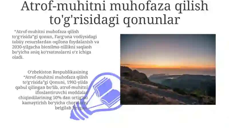 Atrof-muhitni muhofaza qilish to'g'risidagi qonunlar 3