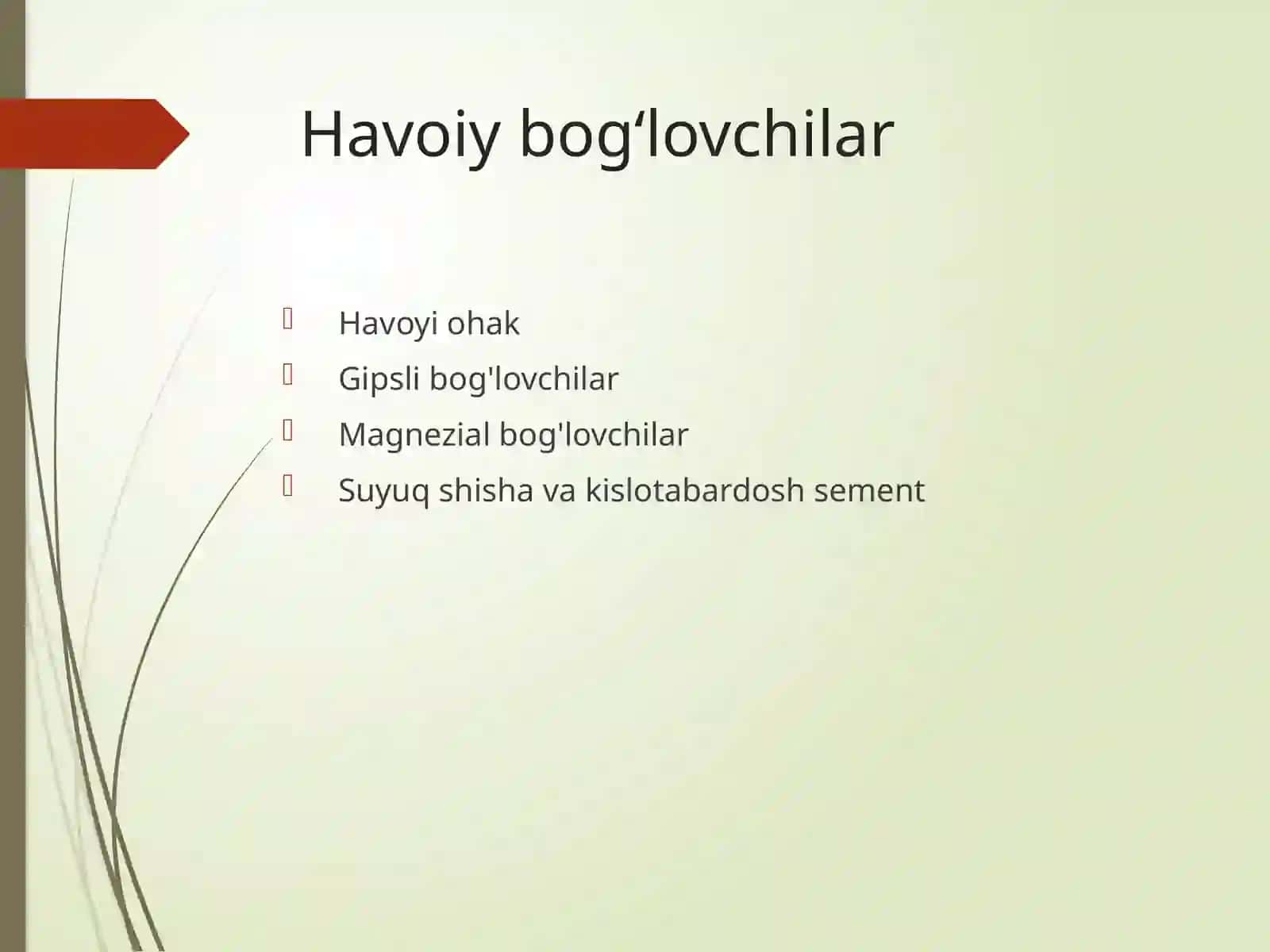 MINERAL BOG'LOVCHI MATERIALLAR 3