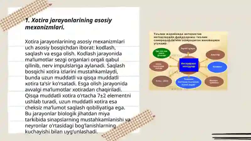Xotira psixologiyasining asosiy qonuniyatlari 3