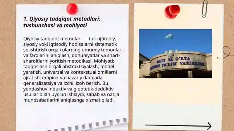 Qiyosiy tadqiqot metodlari 3