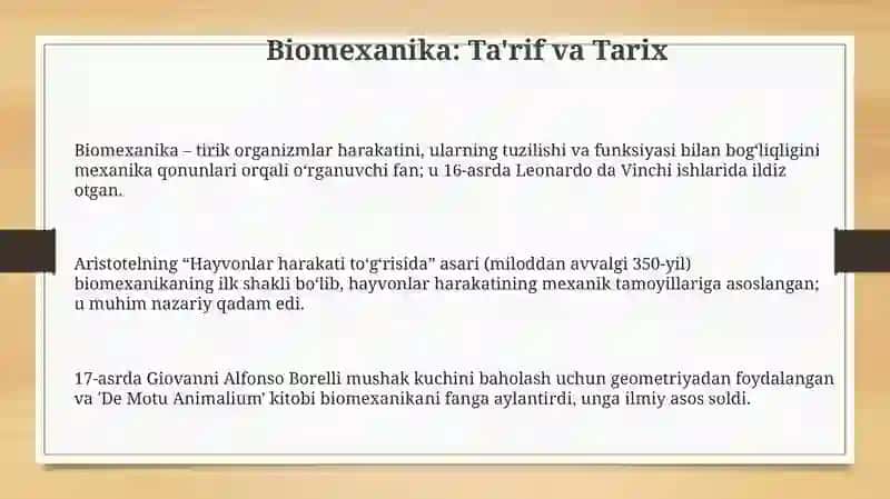 Biomexanika 3