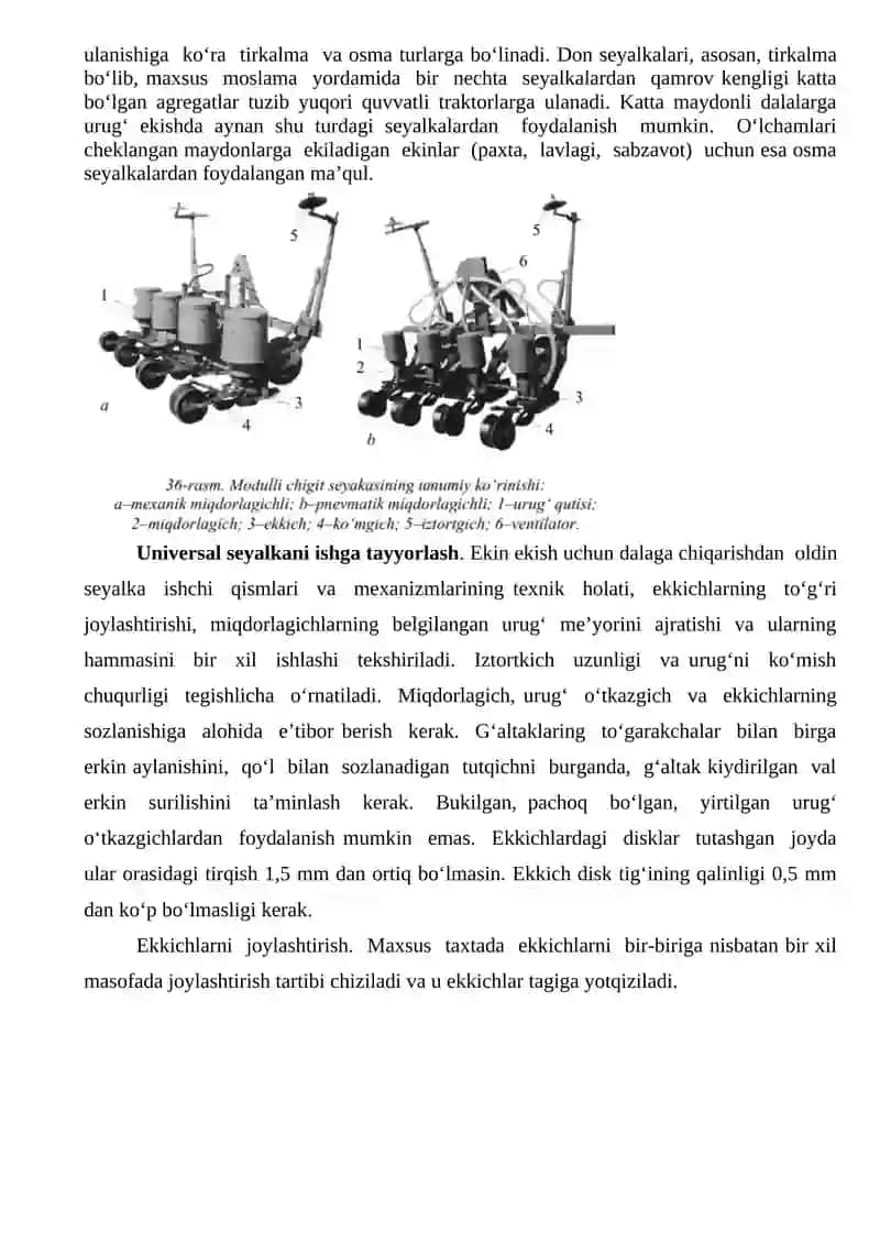 MASHINA-TRAKTOR AGREGATLARINI TUZISH VA ISHLATISH 3