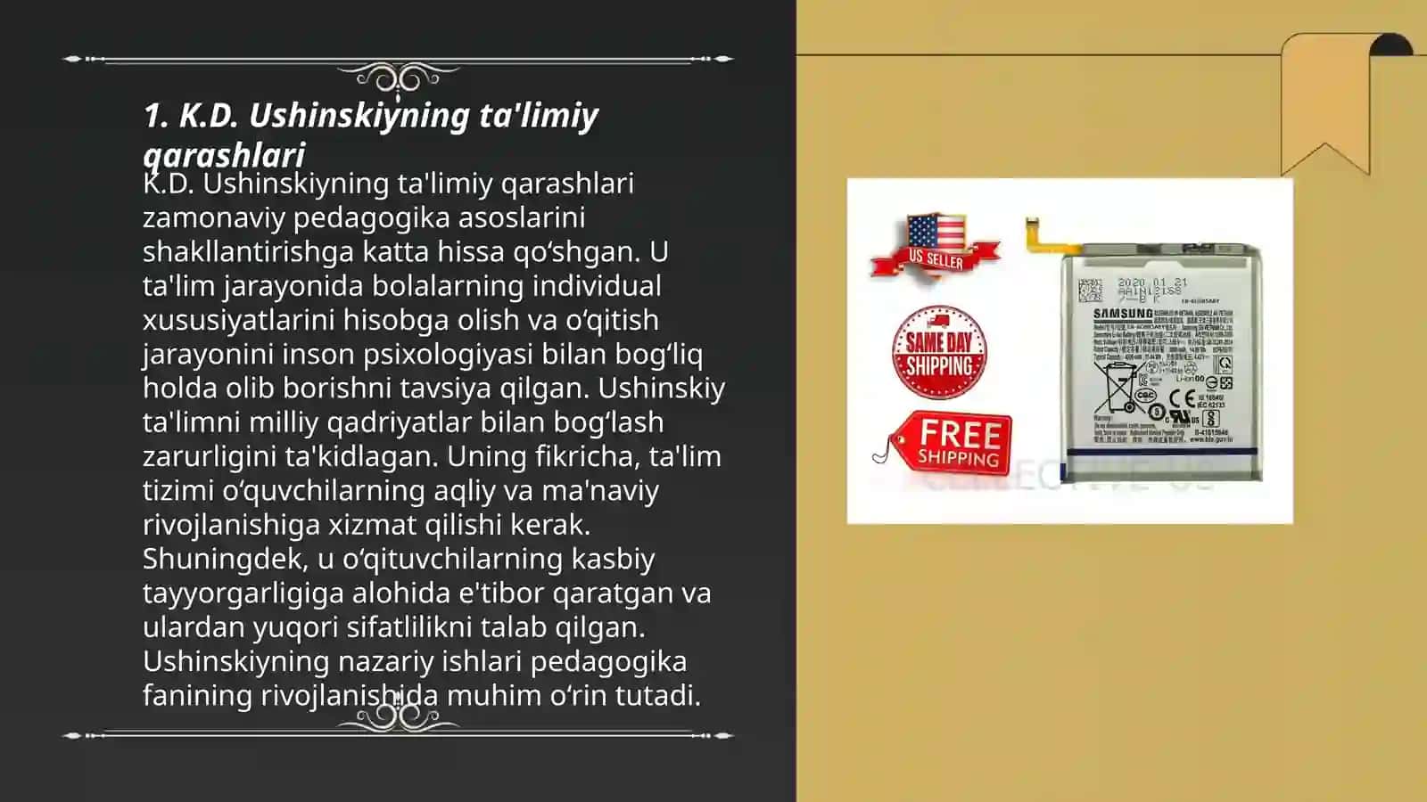 K.D.Ushinskiyning Didaktik talimoti 3