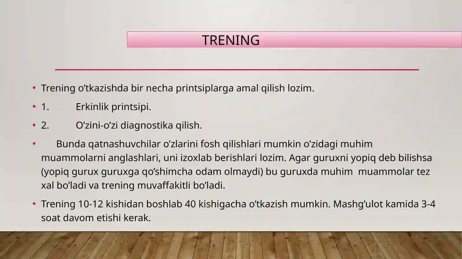 Psixologik trening fanidan mustaqil ishi 3