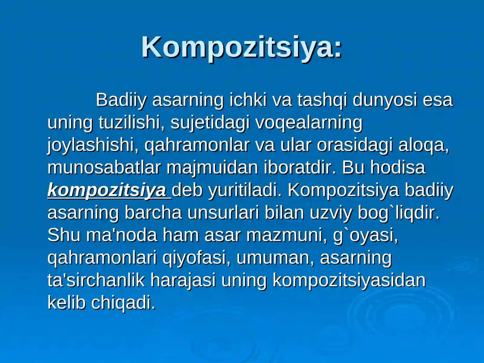 Badiiy asar kompozitsiyasi 3
