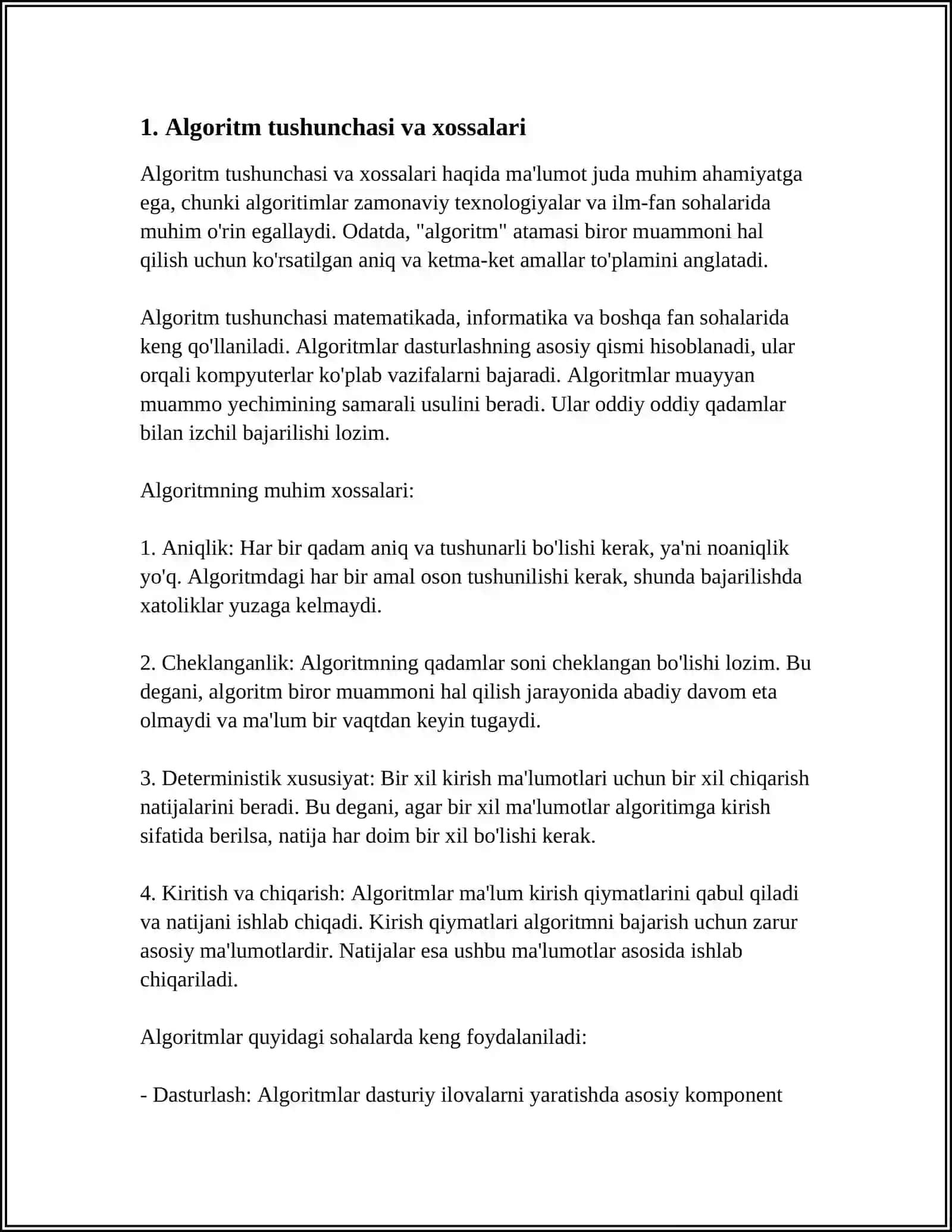 ALGORITM VA DASTURLASH ASOSLARI 3