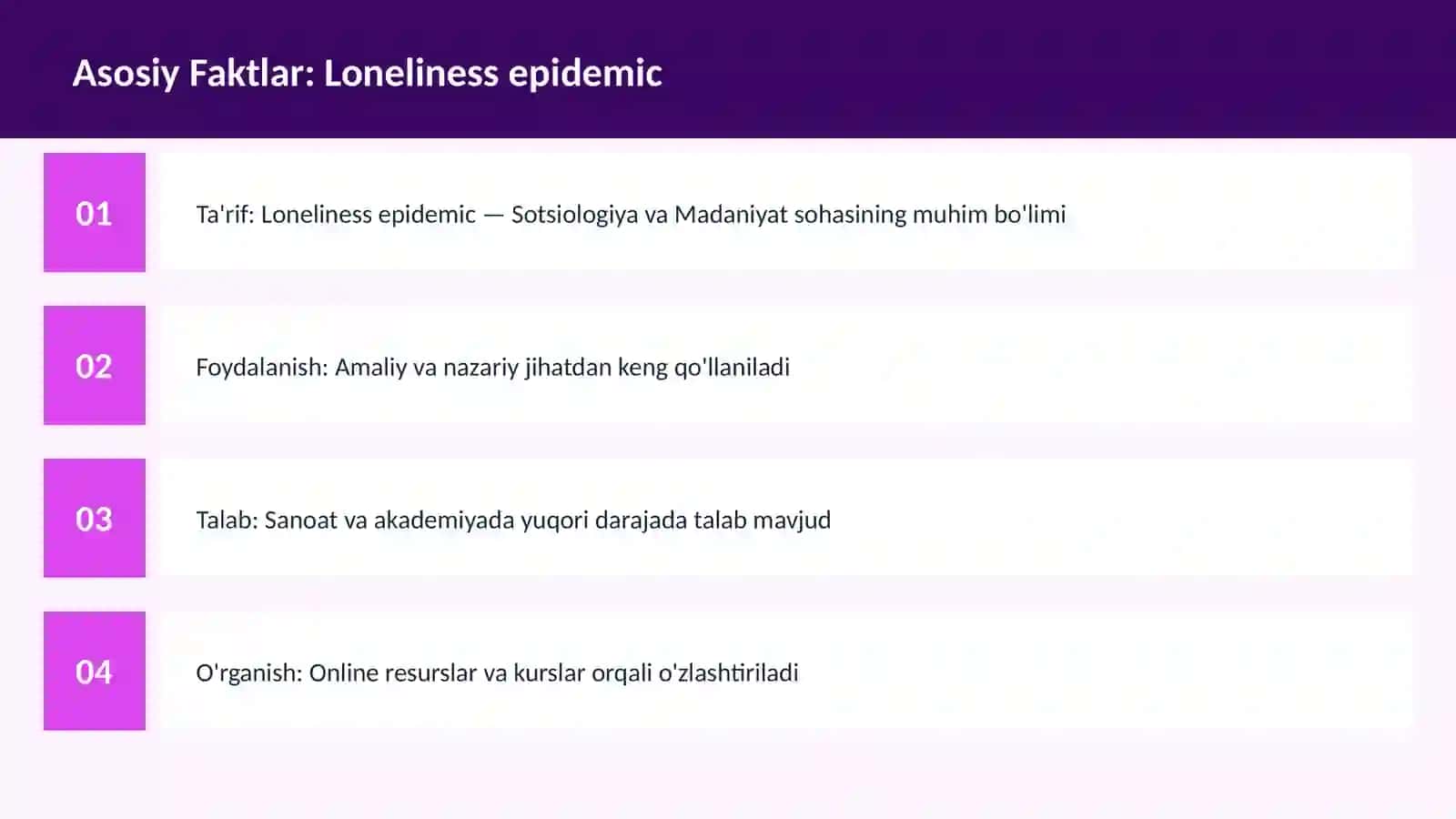 Loneliness epidemic 3