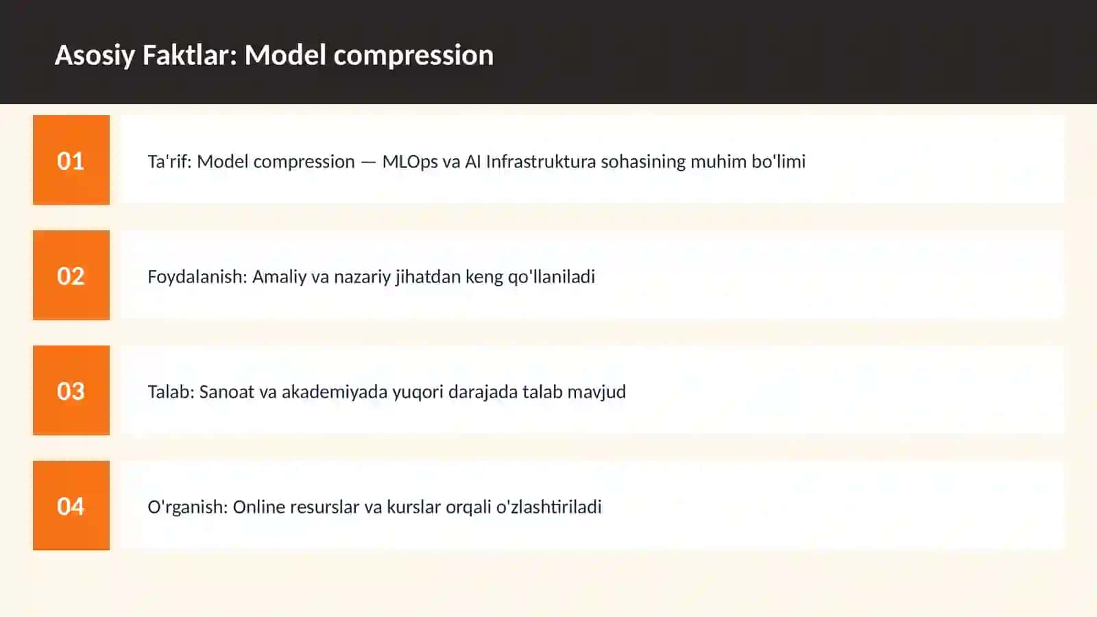 Model compression 3