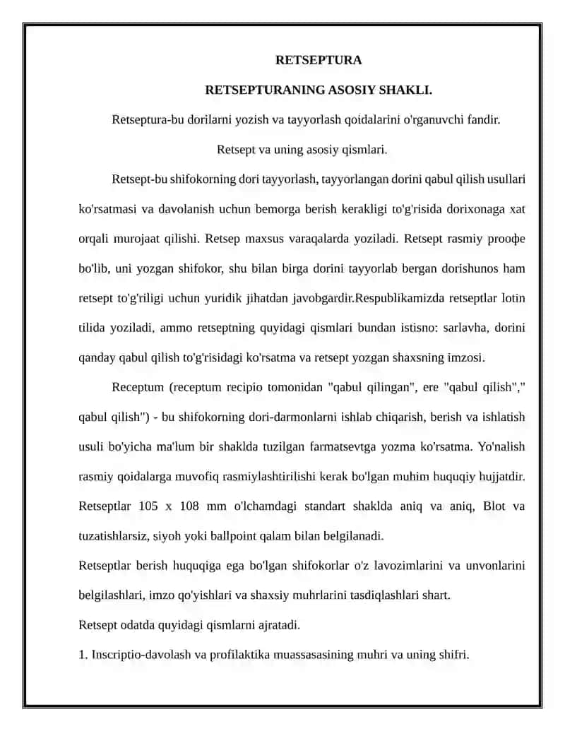 Retseptura 3