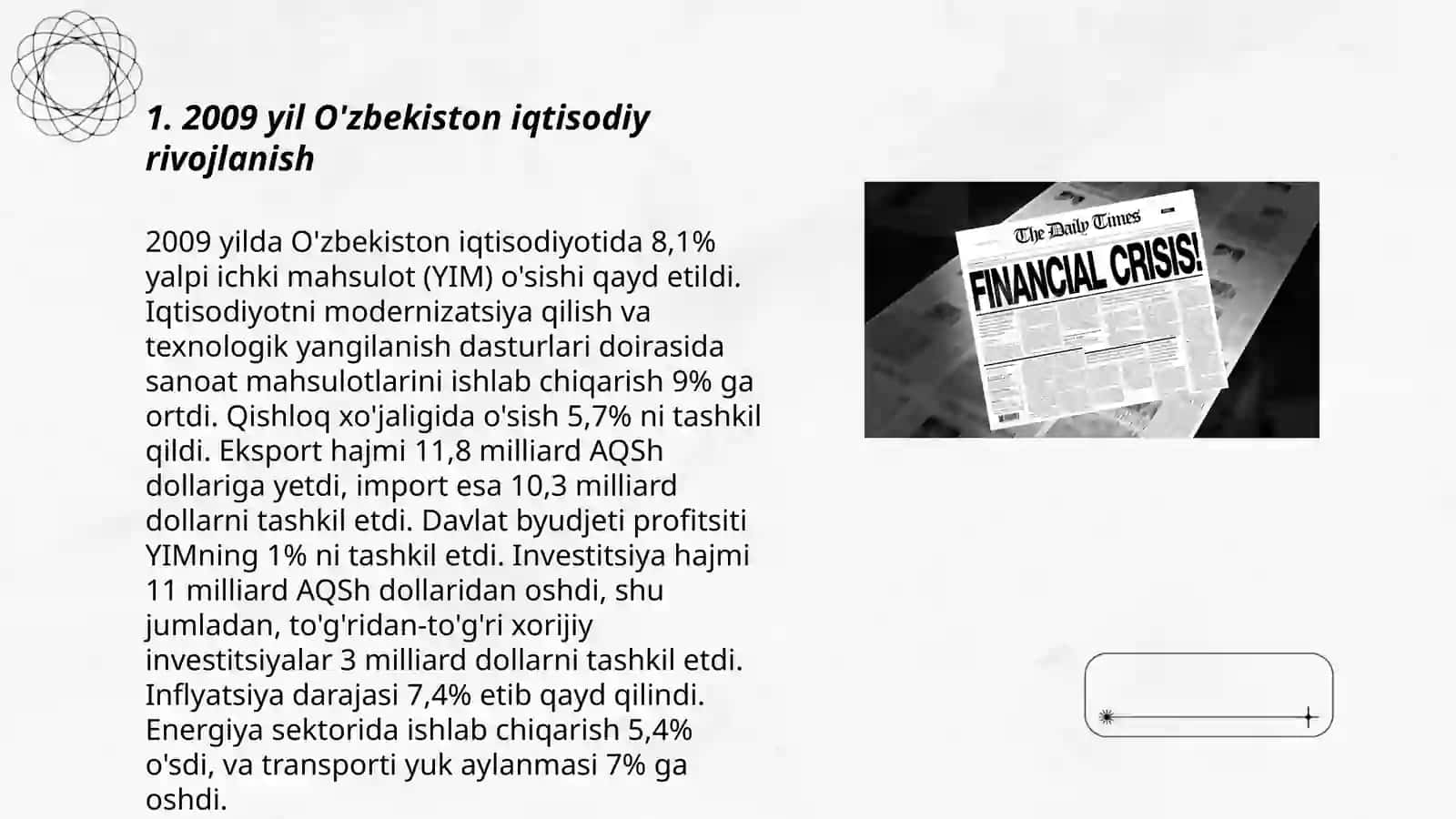 Xalq so'zi gazetasining 2009-2010 yilgi sonlaridan 10 ta yangilik topib tahlil qilish 3