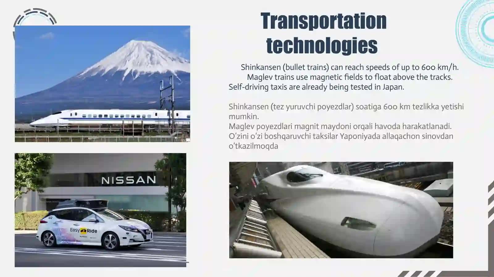 Amazing Japanese TechnologiesHayratlantiruvchi Yapon Texnologiyalari 3