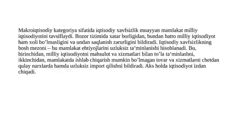Iqtisodiy xavfsizlik 3