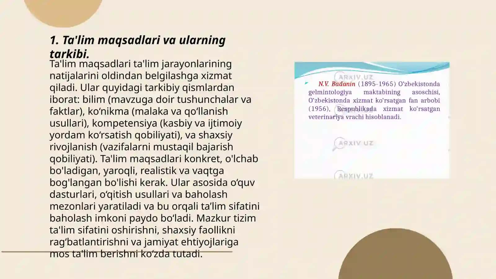 Pedagogika fanining maqsad va vazifalari 3