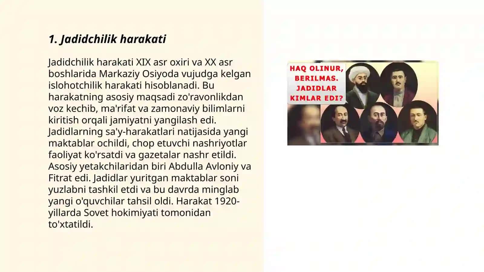 Jadidchilik Harakati 3