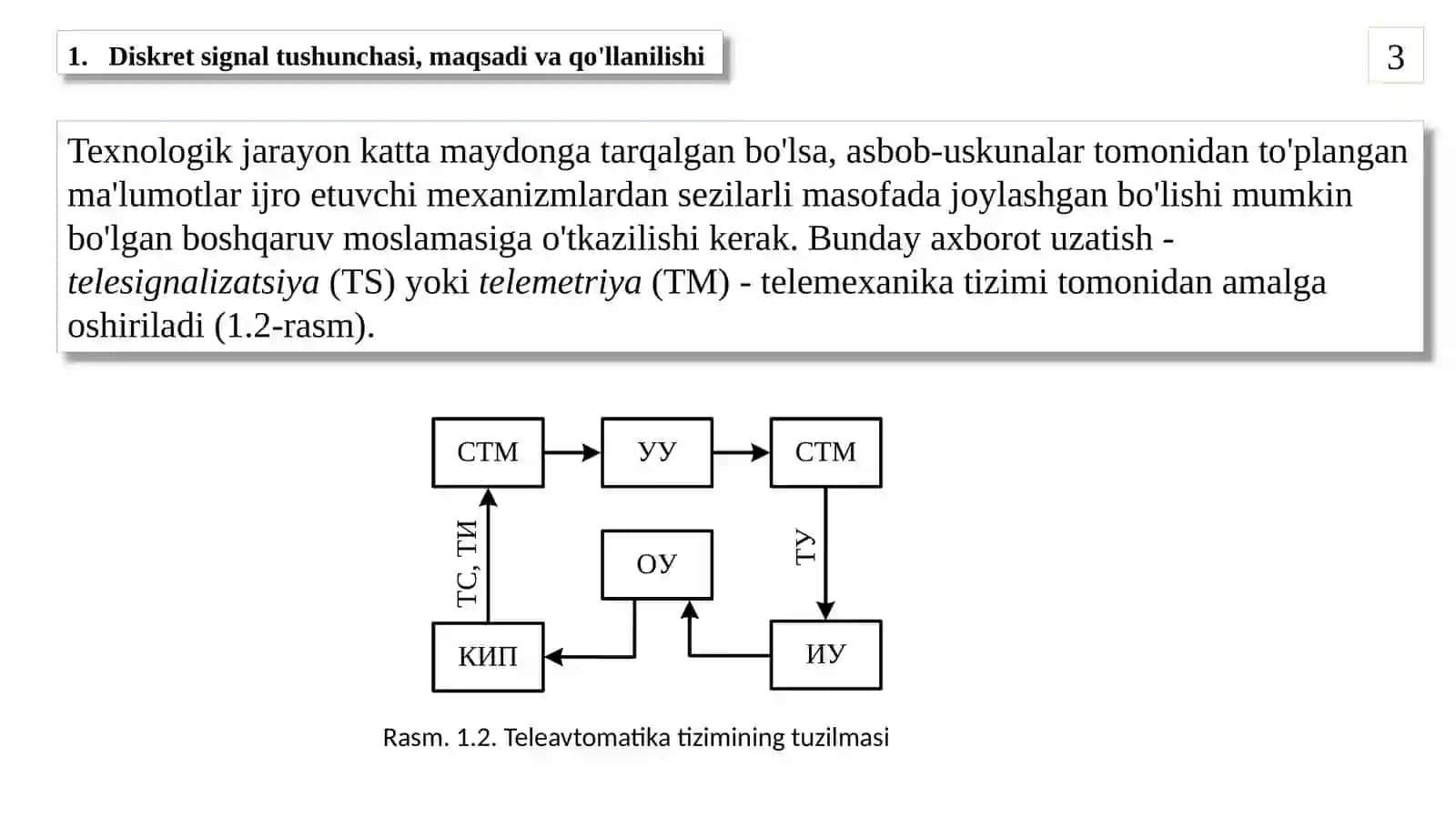 Diskret elementlar va qurilmalar 3