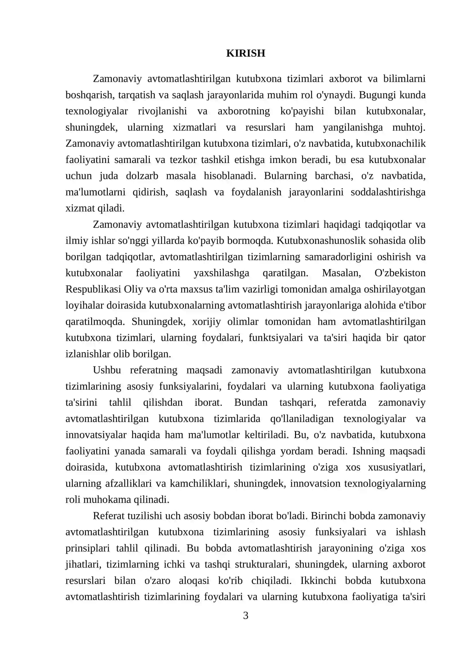 Zamonaviy avtomatlashtirilgan kutubxona tizimlari haqida asosiy ma’lumotlar 3