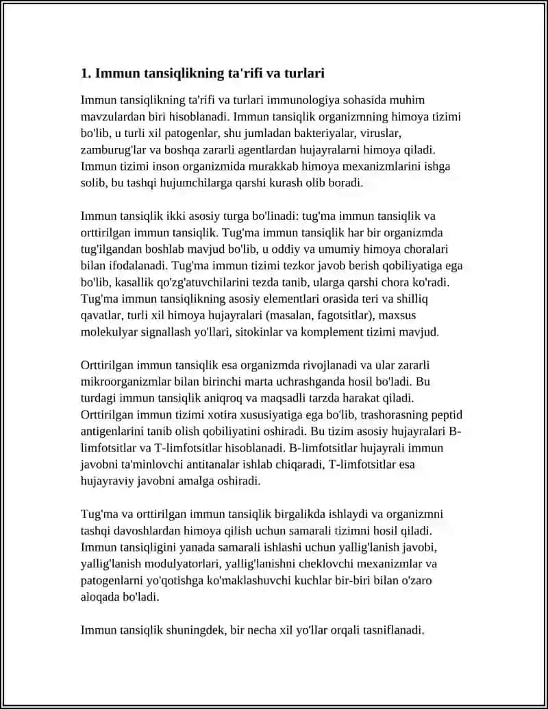 IMMUN TANSIQLIKNING FIZYOLOGIK ASOSLARI 3