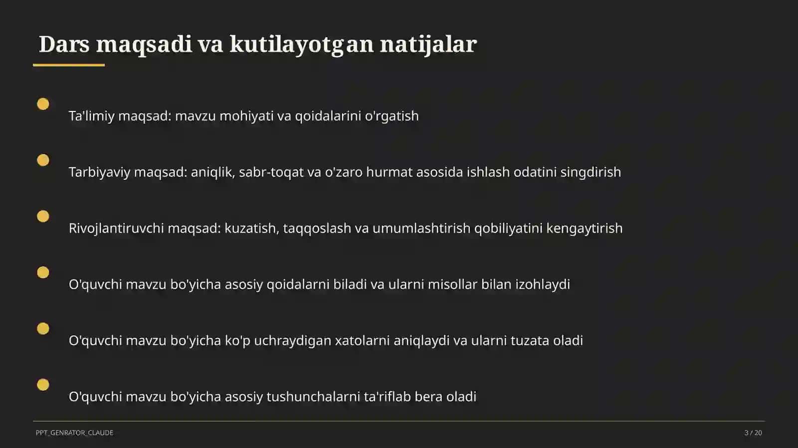 Tabiatni muhofaza qilish va barqaror rivojlanish (11-sinf) 3