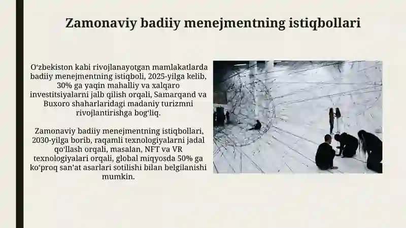 Menejment-Madaniyat va sanat sohasini boshqarishda obyekti va subyekti 3