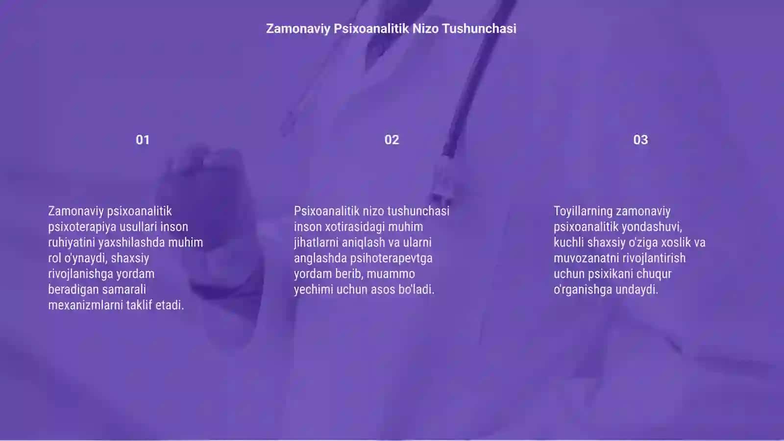 Zamonaviy psixoanalitik psixoterapiya 3