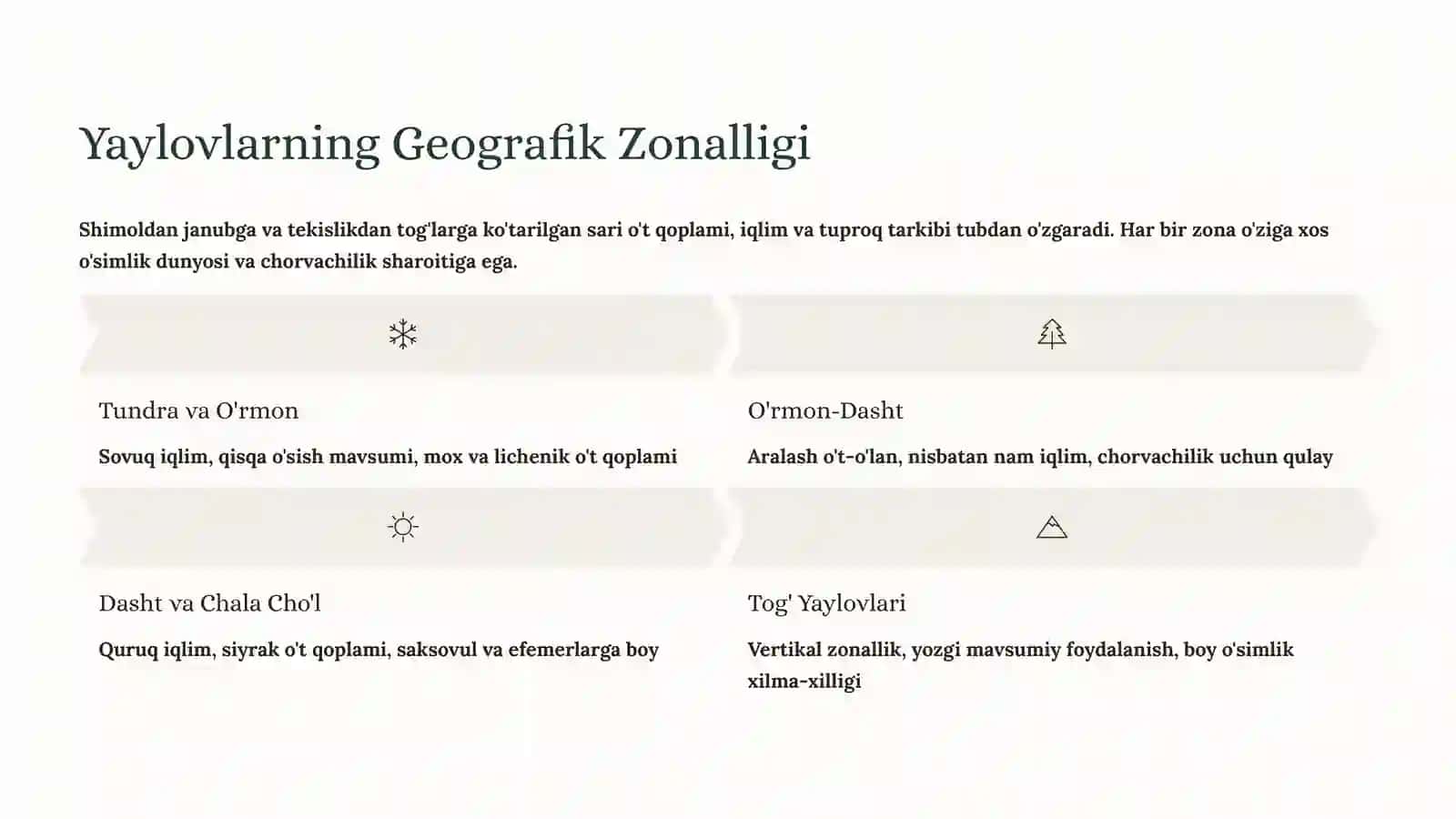 Tekislik va To'qay Yaylovlarining Tabiiy Sharoitlari 3