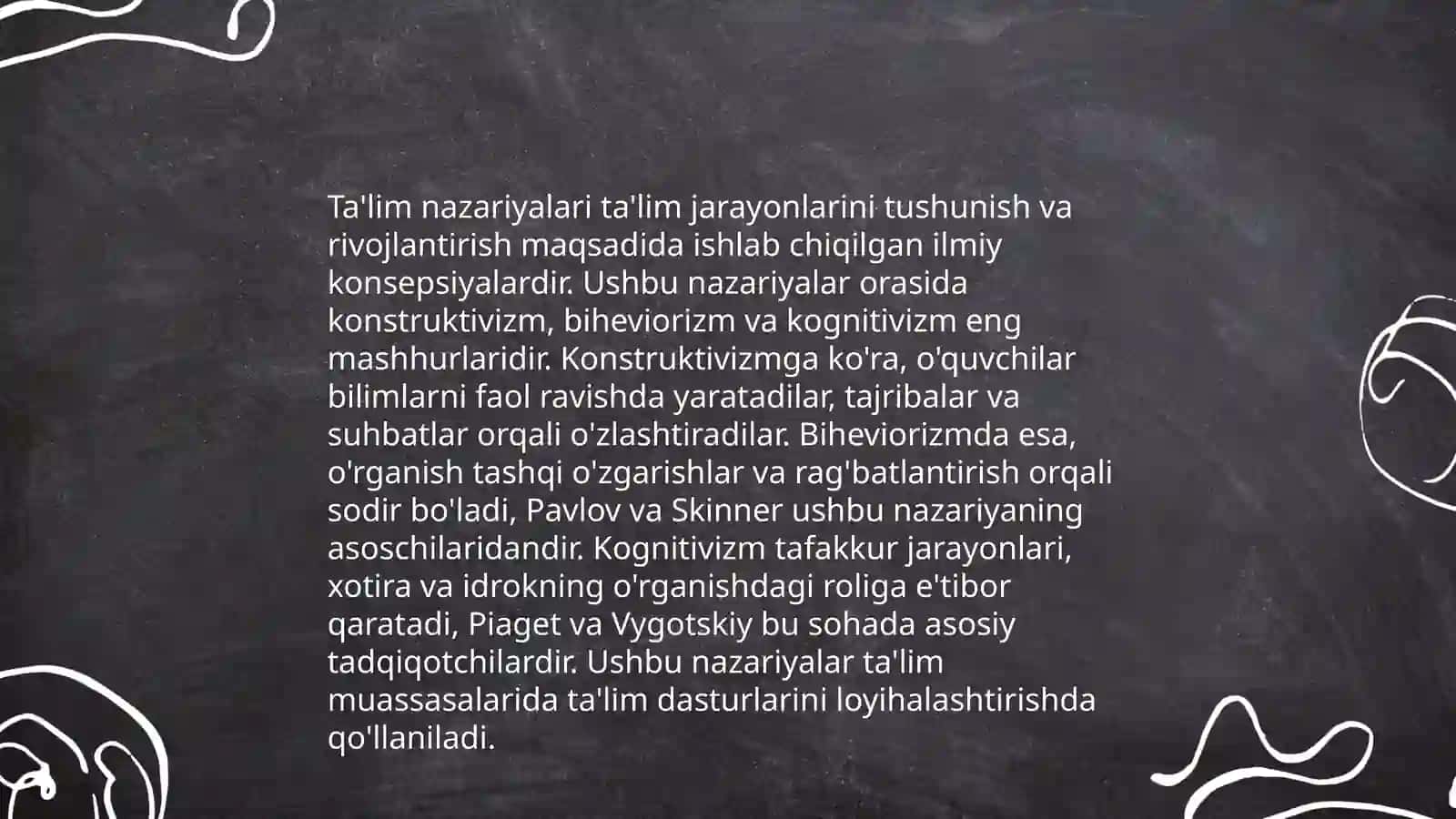 Umumiy padagokaning asosiy tarmoqlari 3
