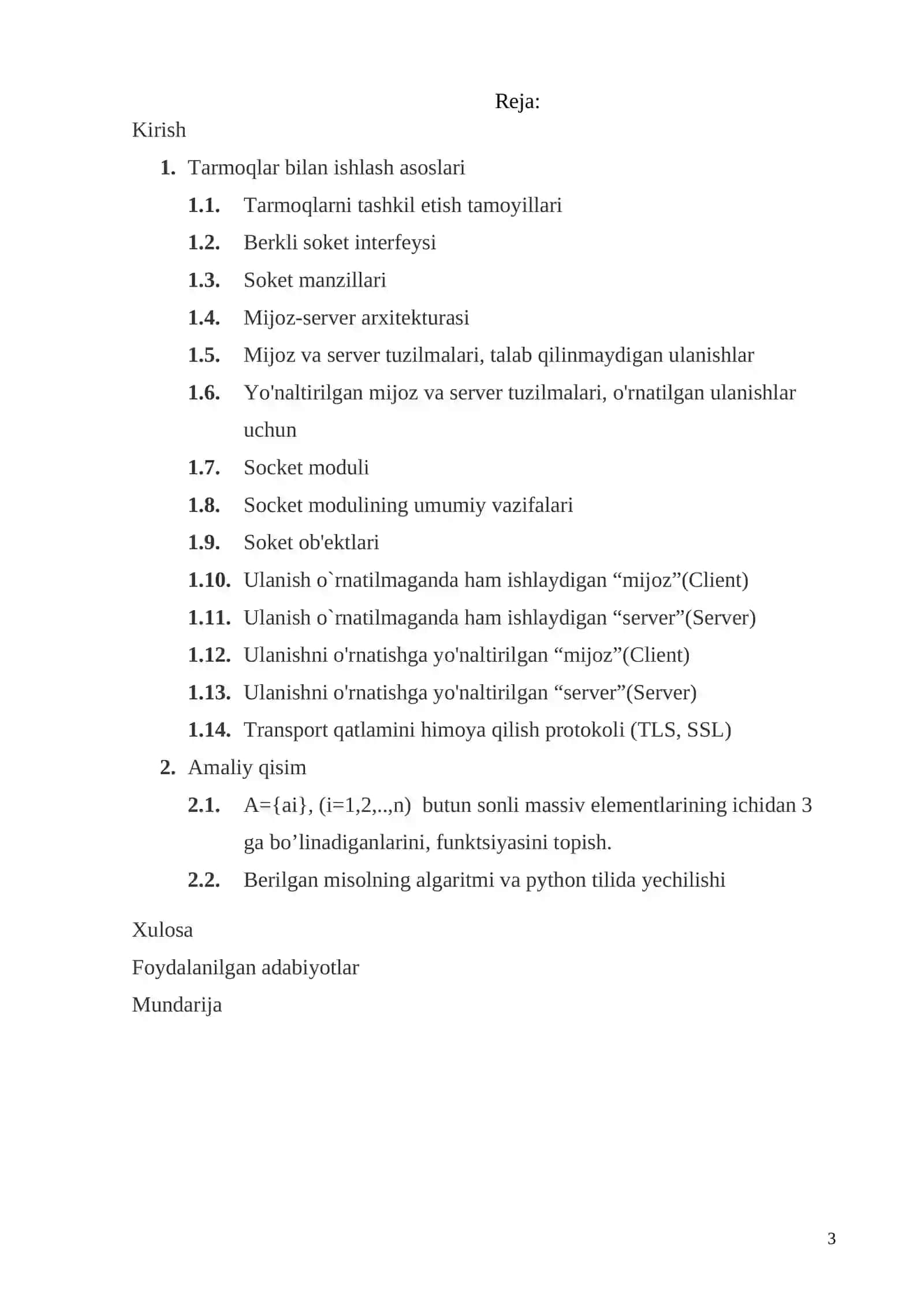 PYTHONDA TARMOQ VA SOCKETLAR BILAN ISHLASH 3