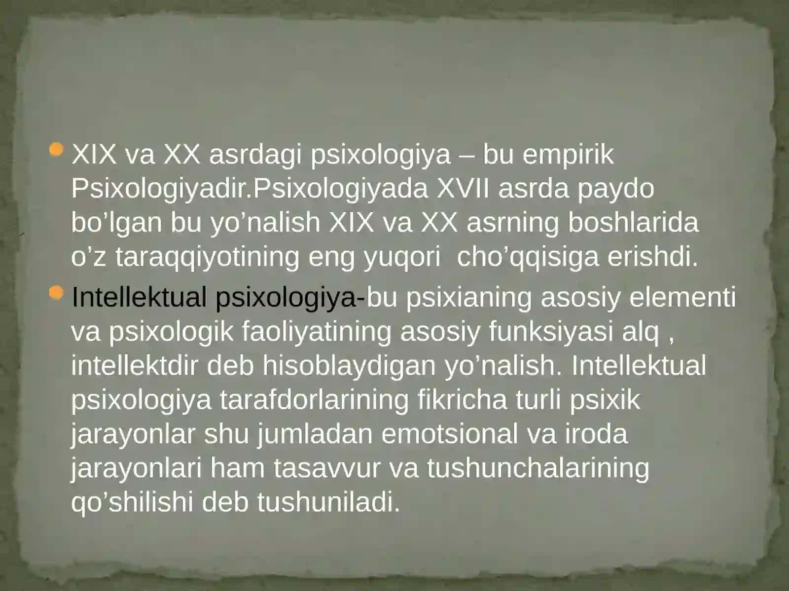 Yangipsixologik maktablarning shakllanishi va rolovi o'zgarishi 3