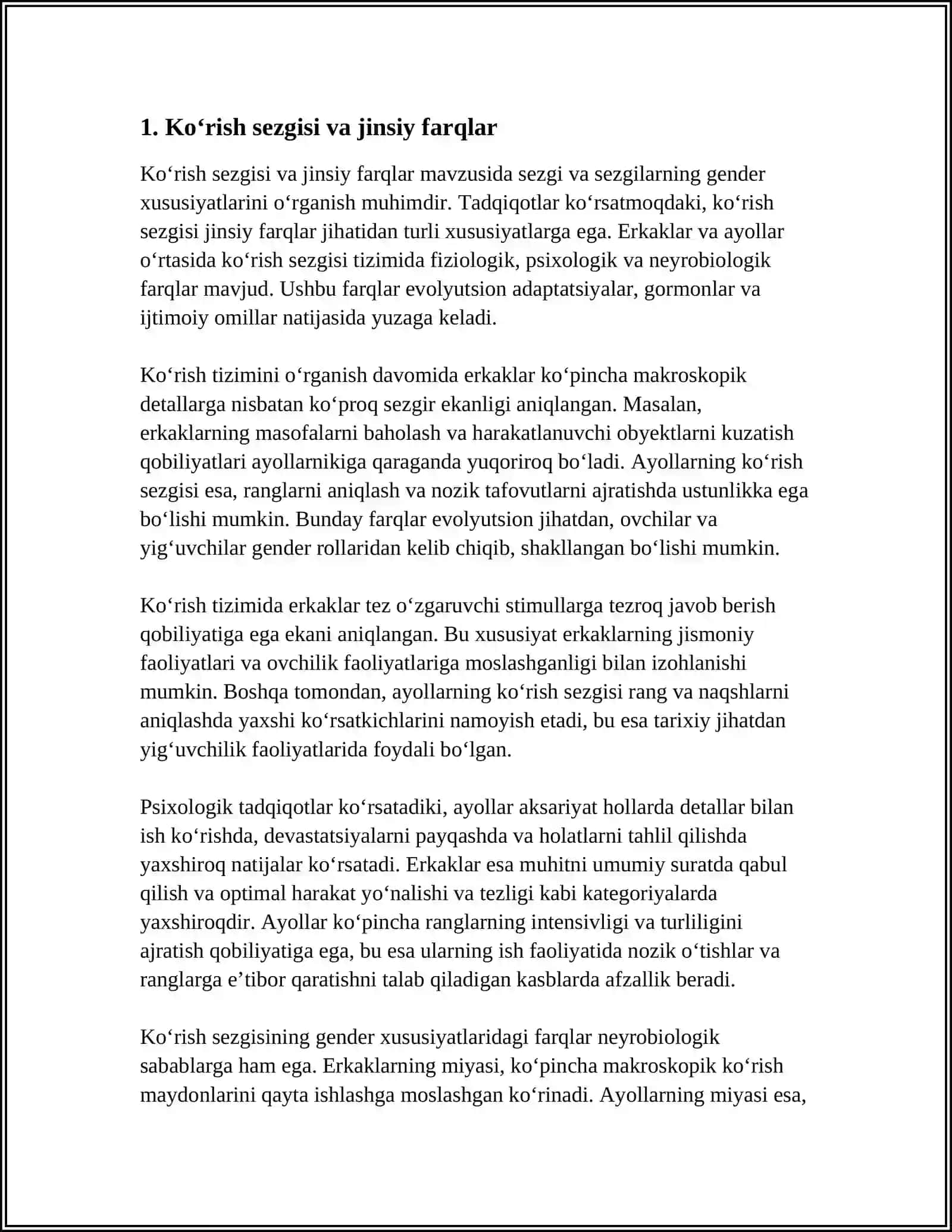 SEZGI VA SEZGILARNING GENDER XUSUSIYATLARI 3