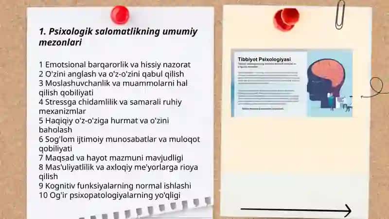 Psixologiya salomatlik mezonlari 3