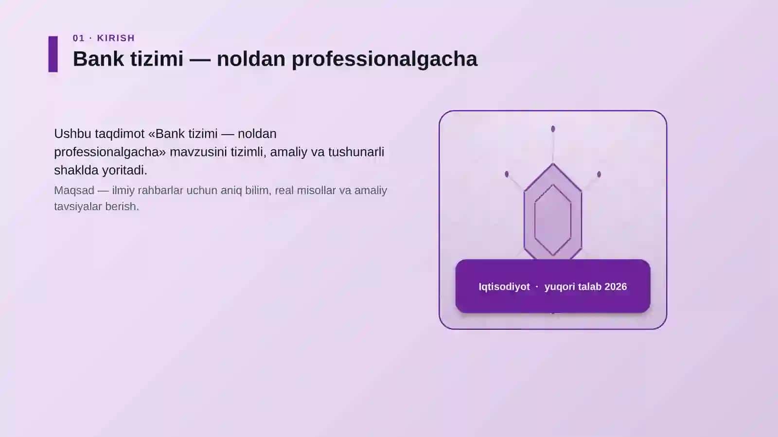 Bank tizimi — noldan professionalgacha 3