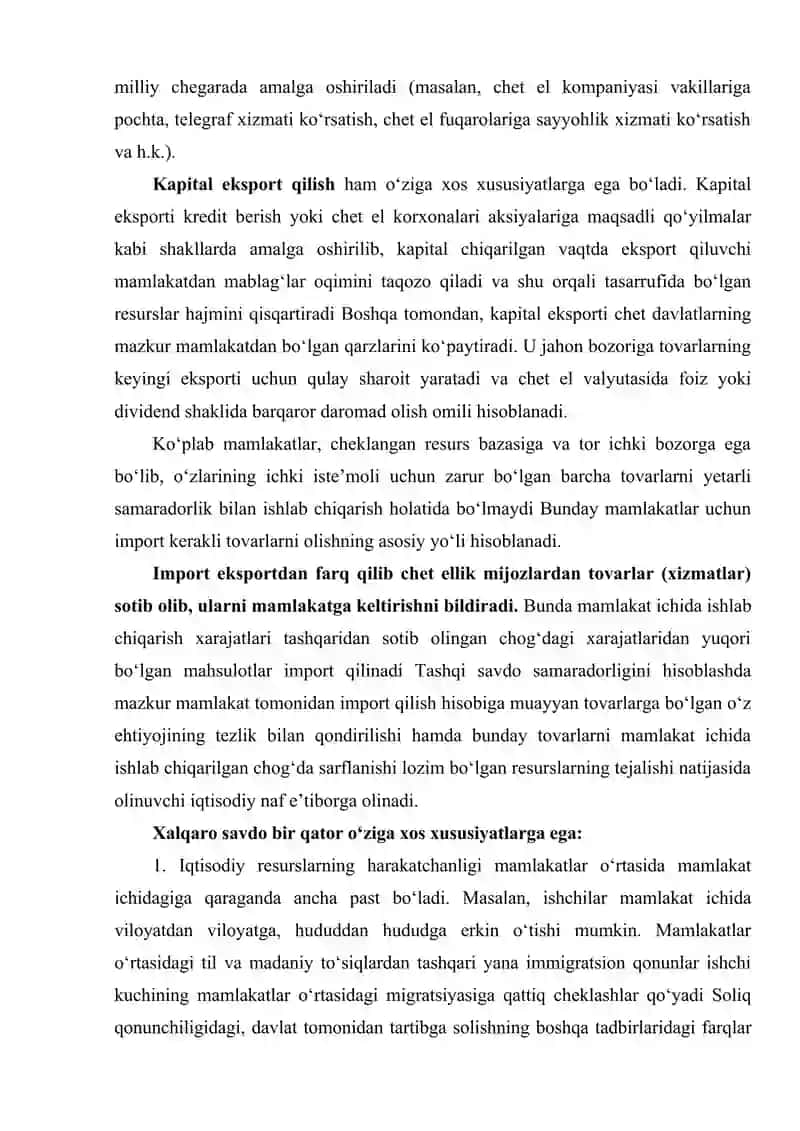 Xalqaro Savdo 3