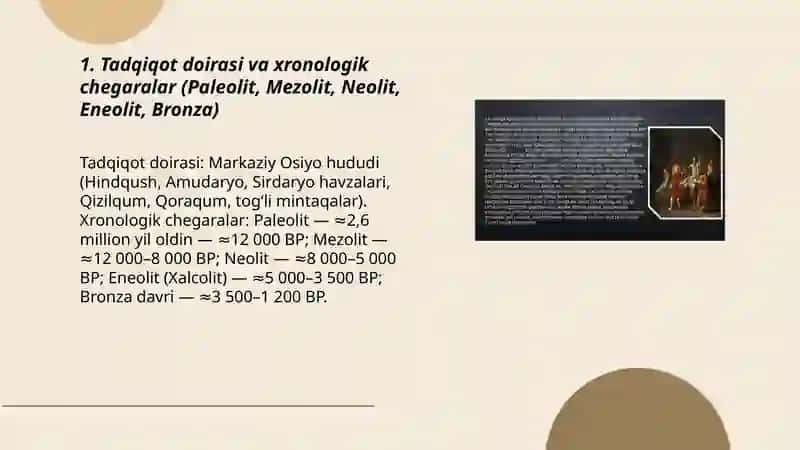 Markaziy Osiyaning ibtidoiy davri tarixiga oid adabiyotlar bibligrafiyasi royhatini tuzish 3