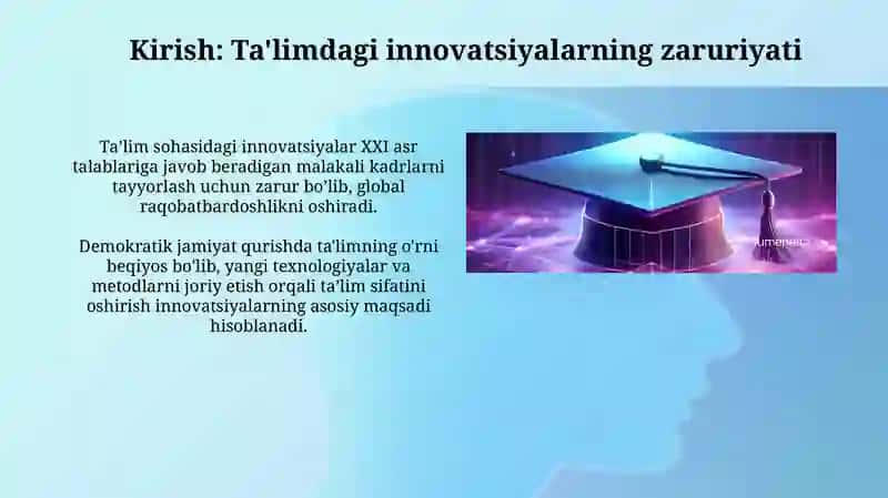 Ta'lim innovatsiyalari 3