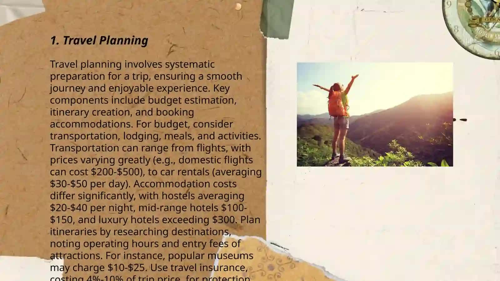 Travel Planning 3