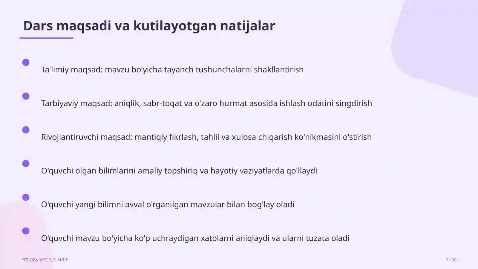 Yoshlar va jamiyat: ijtimoiy faollik (10-sinf) - Tarbiya fani (1– 11) — o'qituvchilar uchun 3