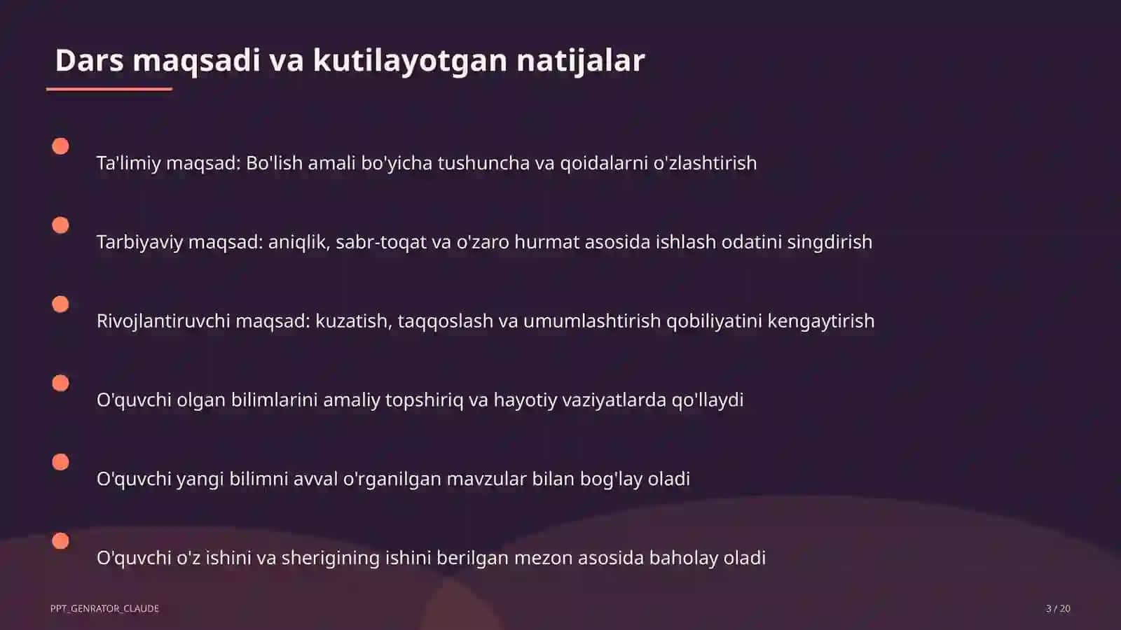 Bo'lish amali (2-sinf) 3